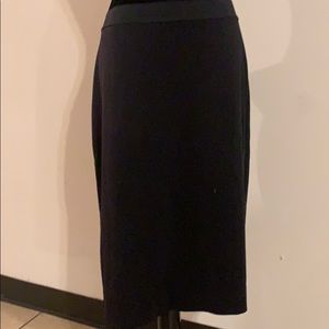Black pencil skirt